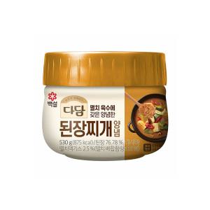 [냉장] CJ 다담 된장찌개양념 530g 3입 업소용 대용량 캠핑 식자재