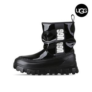 어그 UGG 클래식 브렐라 미니 여성 겨울 방한 레인 부츠 1144059-BLK