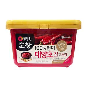 청정원 순창 100% 현미 태양초 찰고추장 2kg 2개