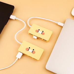 카카오프렌즈 춘식이 USB 허브 메가 페이스 USB-A