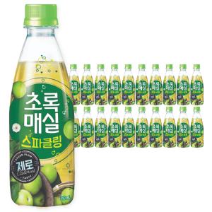 웅진 초록매실 스파클링 제로 350ml 20pet