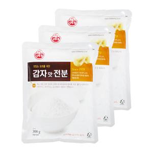 오뚜기 감자맛전분 300g 3개 감자전분 포테이토