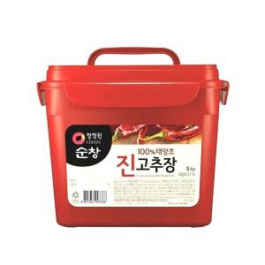 청정원  순창 진 고추장 5kg/100% 태양초 그맛