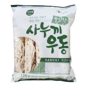 사누끼우동 1.25kg /면사리 우동사리 냉동면