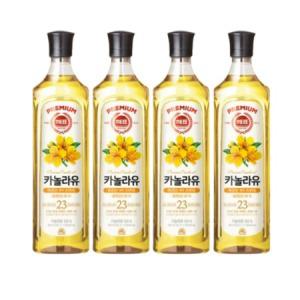 사조해표 해표 카놀라유 900ml [4개]