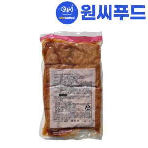 원씨푸드 초밥용 사각조미 유부초밥 40매 900g 일본 미스즈 사각유부 초밥재료 유부피