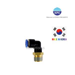 Korea Pneumatic 코리아뉴매틱 에어 원터치피팅 PL06-02 PT1/4