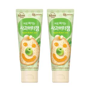 복음자리 바로 짜먹는 사과버터잼 100g x 2개 (튜브형)