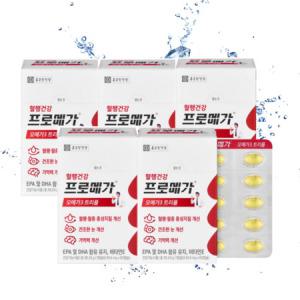 종근당건강 프로메가 오메가3 트리플 장용성 캡슐 654mg x 60캡슐 5박스