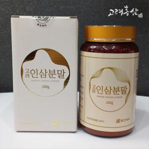 고려인삼분말(200g)/6년근/인삼분말/국내산인삼/부모님선물