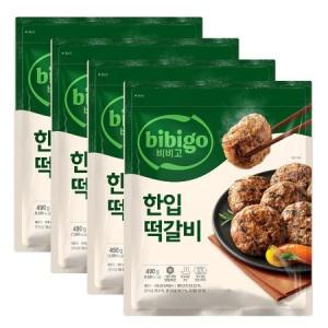 비비고 한입떡갈비 490G X 4봉