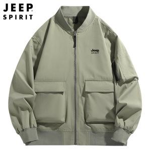 JEEP SPIRIT(지프스피릿) 남성 재킷 바람막이 차이나 재킷 루즈핏 캐주얼 코트