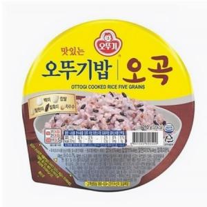 오뚜기 맛있는 오뚜기밥 즉석밥 오곡 210g 24개