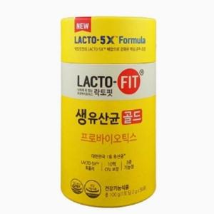 종근당건강 락토핏 5X 생유산균 골드 2g 50포x 5개