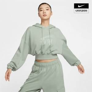 [매장정품] 나이키 NIKE 우먼스 스포츠웨어 오버사이즈 크롭 프렌치 테리 풀오버 후디 FV7778-370