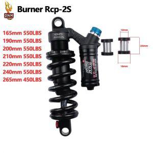 자전거 리어샥 뒷좌석 샥 Dnm 버너 Rcp2S 산악 mtb 내리막 DH 후방 충격 190mm 200m 220mm 240mm 550 Lbs 2