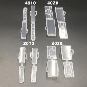 투명 방수 와이어 사인 케이블 타이 마커 라벨 태그 박스, 100 개 3010 30x10mm 40x20mm
