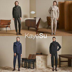 [KayeSu] 케이수 24FW 이지-웜 윈터 패딩 플리츠 셋업 (+머플러)