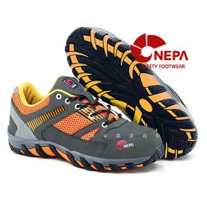 네파 NEPA-204오렌지 안전화 작업화 초경량 여름 남자 여자 주방 통풍 가벼운 건설