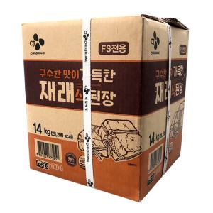 CJ 구수한맛이 가득한 재래식된장 14KG x 1통