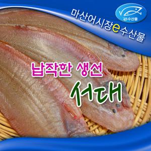 e수산물 반건조 서대 3마리 말린 제수생선 국산 천일염 간한 서대 박대 제수용 마른생선