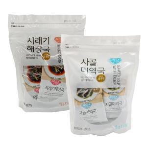 바로먹쿡 시래기 해장국 75g+사골 미역국 75g