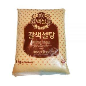 CJ제일제당 백설 갈색설탕 1kg x 10개