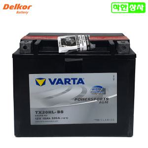 할리 스포스터 883 1200 97~03 델코 AGM 배터리 YTX20HL-BS 12V18A STX20HL 무료충전