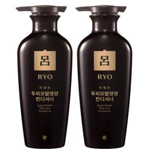 려 진생보 린스 두피 모발 영양 탈모 컨디셔너 (중건성 두피용) 400ml x2개