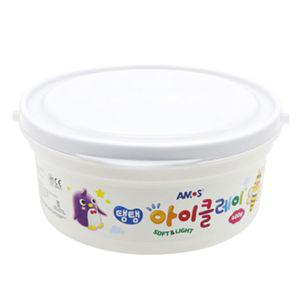 아모스 탱탱 아이클레이 대용량 버킷 400g (흰색)완구 장난감 클레이 아이클