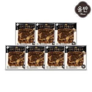 신세계푸드 올반 오리 바짝 불고기 7팩 (간장맛 200g x7팩 )