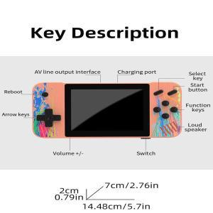 휴대용 레트로 게임기 가정용 콘솔 오락실 대형 스크린 800 게임 핸드   복고풍 엔틱 및 구식 Tetri 위한 2