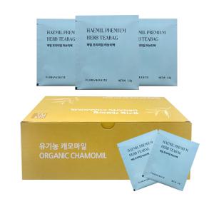 해밀 프리미엄 유기농 캐모마일 현미차1.5g 총100티백