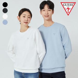 [게스]GUESS (MO3K9440)남녀공용 CP 오리지널 삼각 라벨 맨투맨 티셔츠