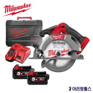 밀워키 M18 FCS552-502X 18V FUEL 원형톱III 6.5인치 5.0Ahx2세트