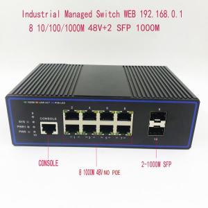 Outdoor industrial grade management POE switch 10/100/1000M network rack poe