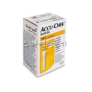 혈당바늘 사혈침 채혈란셋 - 로슈 아큐첵 소프트 클릭스 랜싯 100T ( Accu-Chek Softclix Lancets )