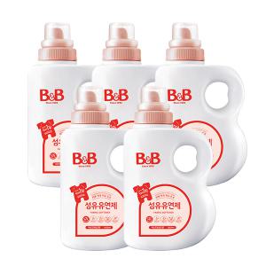 n비앤비 유연제 자스민향 용기형 1500ml 5개