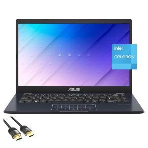 ASUS 비즈니스 학생용 노트북 14인치 1920x1080 FHD 디스플레이 셀러론 N4500 4GB RAM 64GB eMMC + 128GB P