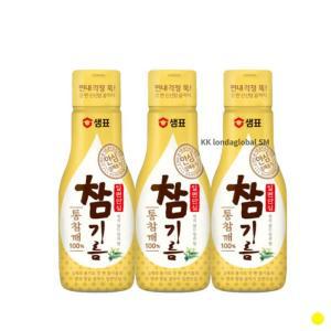 샘표 참기름 통참깨 일편단심 식당 요리 200mL X 3병