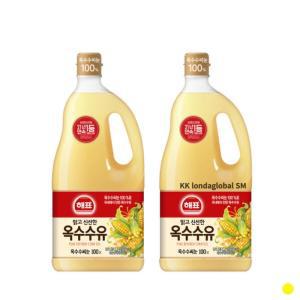 해표 옥수수유 부침 튀김 요리 식당 추천 1.8L X 2병