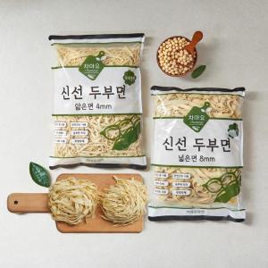 차마요 신선 두부면 넓은면+얇은면 (500gx2개)