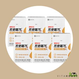 종근당건강 프로메가 알티지 오메가3 듀얼 520mg x 60캡슐 6개 V