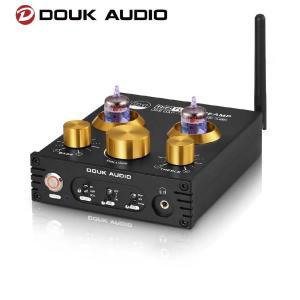 Douk Audio P1 HiFi JAN 5654 진공관 프리 앰프 Bluetooth 5.0 오디오 수신기 USB DAC 헤드폰 APTX