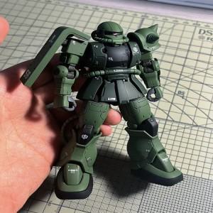 HG 1/144 조립 모델 키트 GTO MS-06C-6 R6 Zaku 2 타입 애니메이션 액션 피규어 로봇 메카 플라스틱 인형