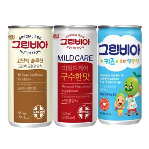 그린비아 고단백솔루션 마일드케어 구수한맛 200ml 60캔