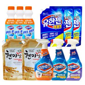 유한락스 욕실청소용600ml+600ml,찌든때 기름때제거,유한젠