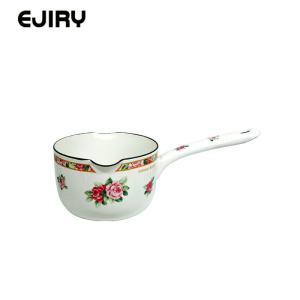 EJIRY/ 에지리 임페리얼 로즈 법랑 밀크팬 12cm