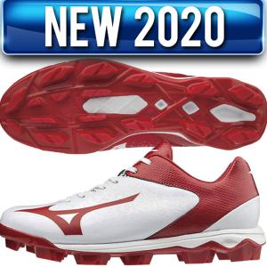 MIZUNO 포인트 인조잔디화 192262 흰적 야구화