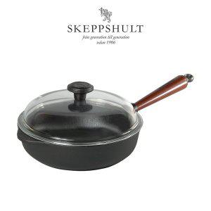 [스켑슐트](강남점)[SKEPPSHULT] 스켑슐트 트래디셔널 깊은 후라이팬 25cm +유리뚜껑